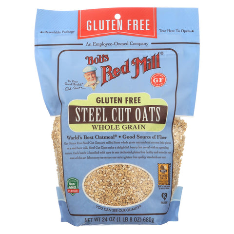 Bob's Red Mill - Steel Cut Oats - Gluten Free - Case Of 4-24 Oz.