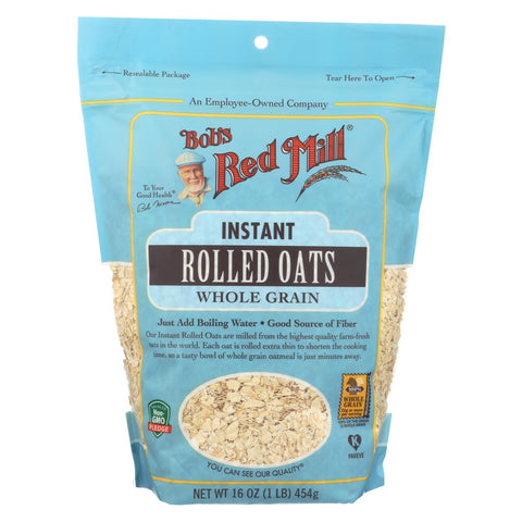 Bob's Red Mill - Instant Rolled Oats - Case Of 4-16 Oz.