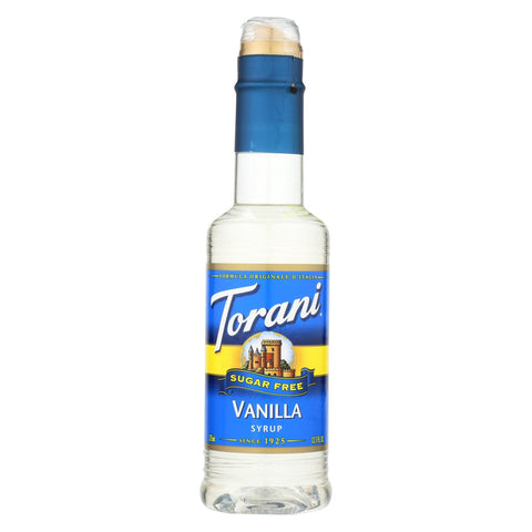 Torani - Coffee Syrup - Sugar Free Vanilla - Case Of 4 - 12.7 Fl Oz.