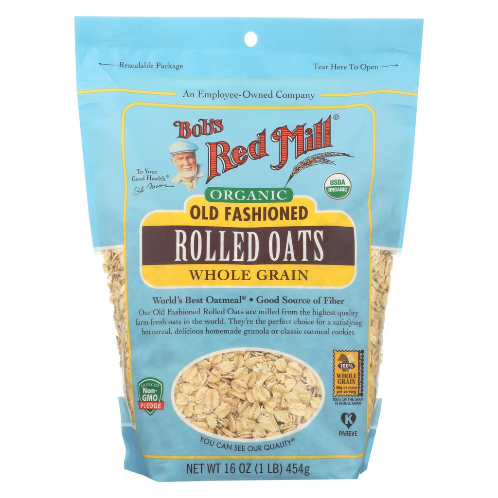 Bob's Red Mill - Organic Old Fashioned Rolled Oats - Case Of 4-16 Oz