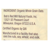 Bob's Red Mill - Organic Old Fashioned Rolled Oats - Case Of 4-16 Oz