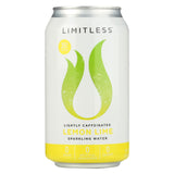 Limitless Coffee Sparkling Caffeinated Water - Lemon Lime - Case Of 1 - 8-12 Fl Oz.