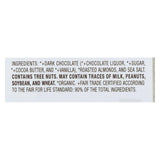 Lake Champlain Chocolates Chocolate Bar - Almonds & Sea Salt. 72% Cocoa, Dark. - Case Of 12 - 3 Oz.