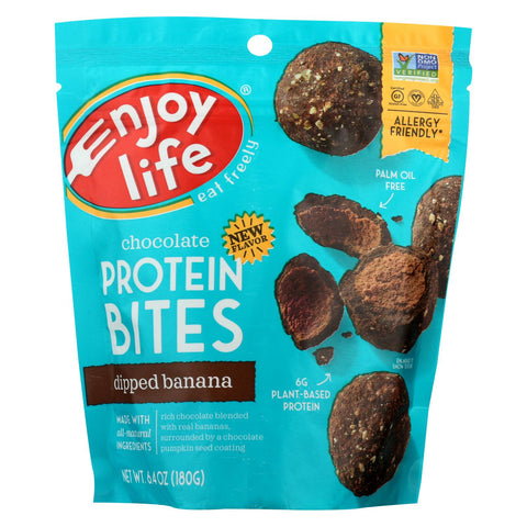 Enjoy Life - Protein Bites - Dipped Banana - Case Of 6 - 6.4 Oz.