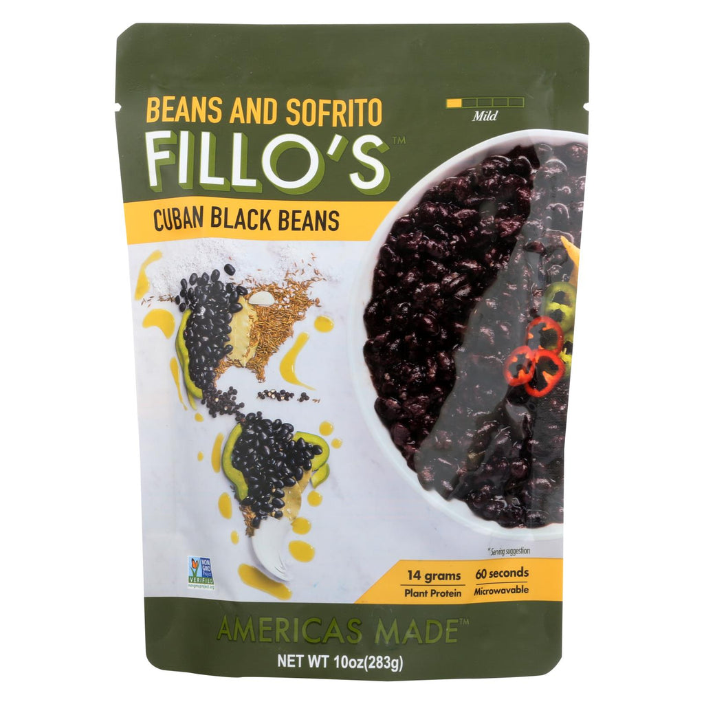 Fillo's Beans - Cuban Black Beans - Case Of 6 - 10 Oz.