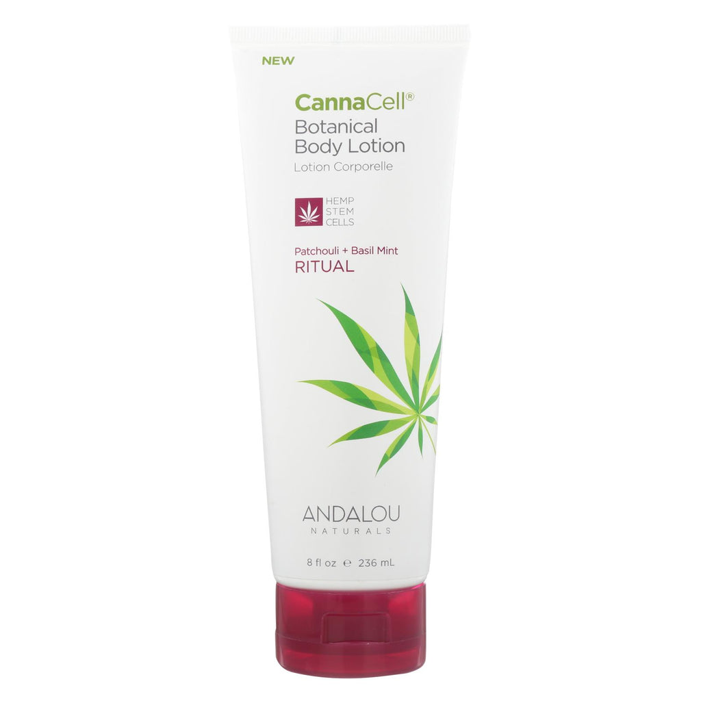 Andalou Naturals Lotion - Patchouli And Basil Mint - Case Of 1 - 8 Fl Oz.