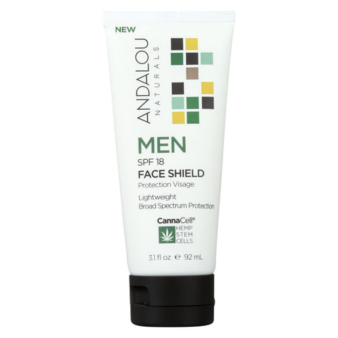 Andalou Naturals - Face Shield Men Spf 18 - 3.1 Fl Oz.