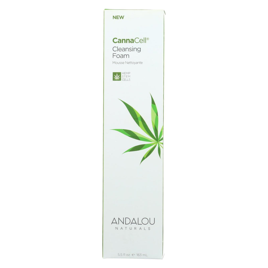 Andalou Naturals - Cannacell Cleansing Foam - 5.5 Fl Oz.