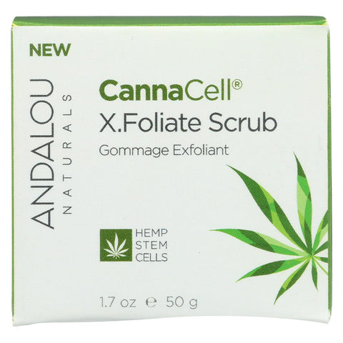 Andalou Naturals - Cannacell X.foliate Scrub - 1.7 Oz.