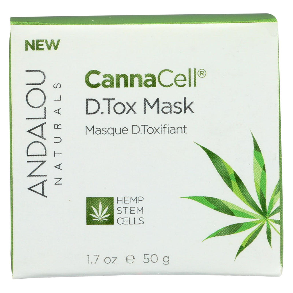 Andalou Naturals - Cannacell D.tox Mask - 1.7 Oz.