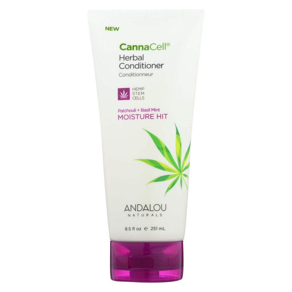 Andalou Naturals Conditioner - Patchouli And Basil Mint - Case Of 1 - 8.5 Fl Oz.