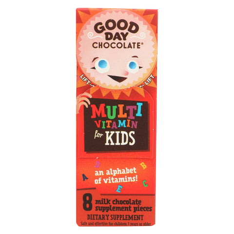 Good Day Chocolate - Multivitamin Supplement For Kids - Case Of 12 - 8 Count