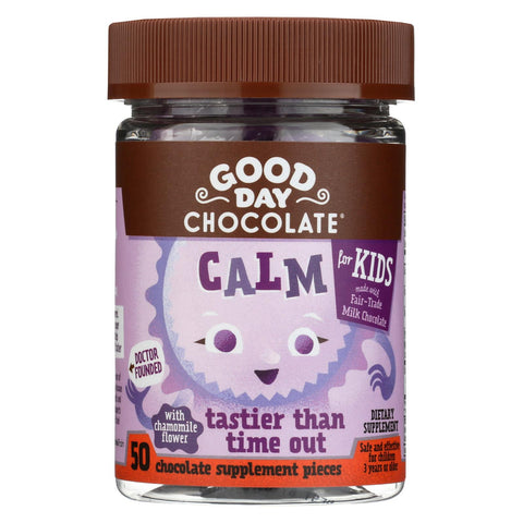 Good Day Chocolate - Calm Supplement For Kids - 50 Count