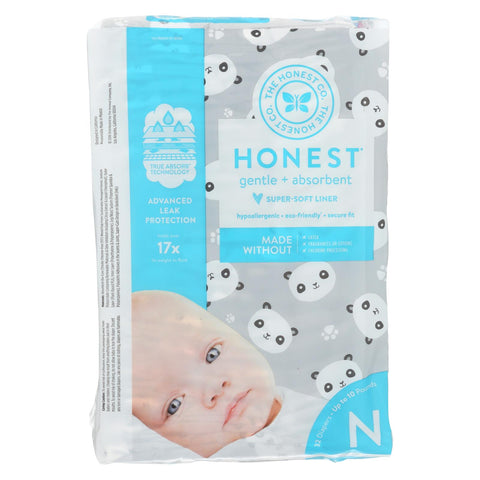 The Honest Company - Diapers Size 0 Newborn - Pandas - 32 Count