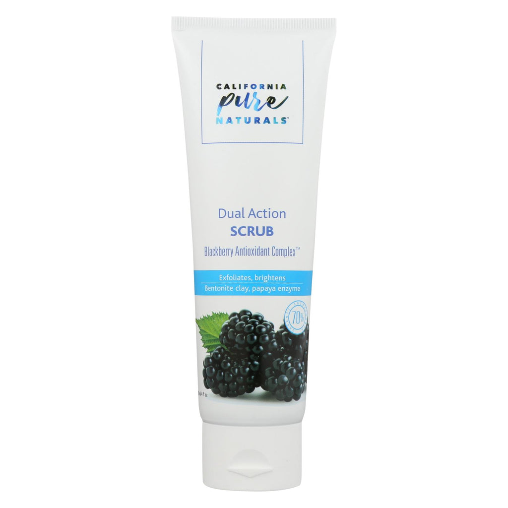 California Pure Naturals - Facial Cleanser - Dual Action Scrub - 4 Oz.