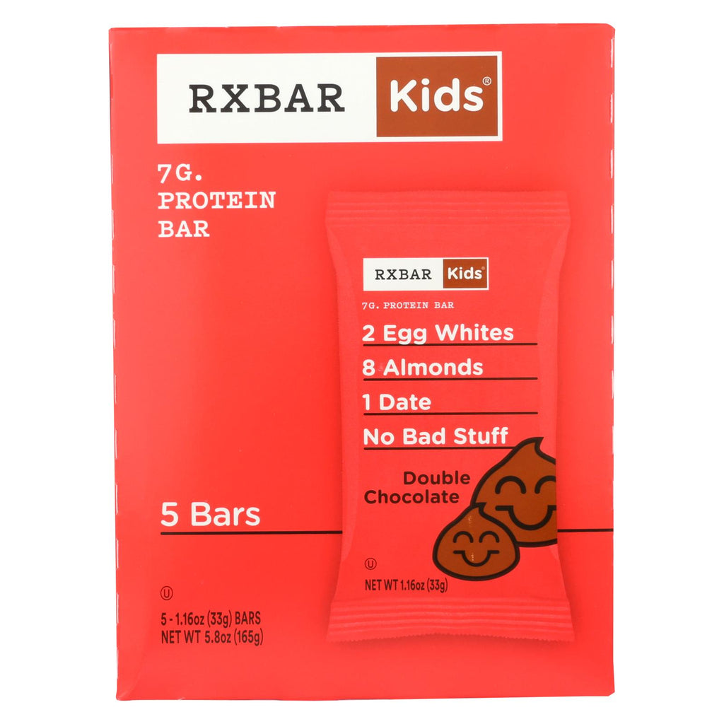 Rxbar - Kids Protein Bar - Double Chocolate - Case Of 6 - 5-1.16 Oz.