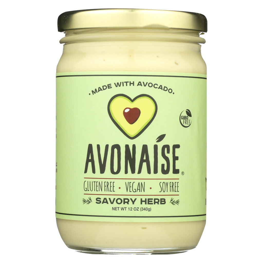 Avonaise - Vegan Mayo Substitute - Savory Herb - Case Of 6 - 12 Oz.