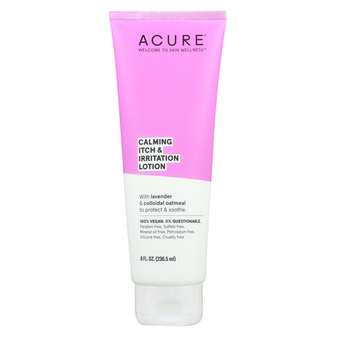 Acure - Lotion - Calming Itch And Irritation Lotion - Lavendar And Oatmeal - 8 Fl Oz.