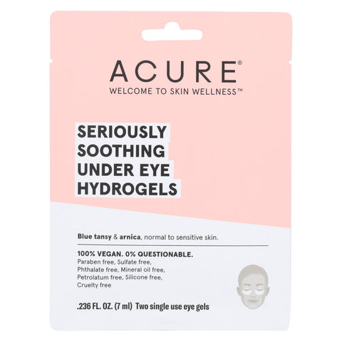 Acure - Seriously Soothing Under Eye Hydrogels - Case Of 12 - 0.236 Fl Oz.