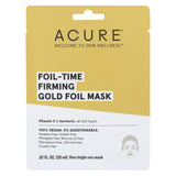 Acure - Mask - Foil - Time Firming Gold Foil Mask - Case Of 12 - 0.67 Fl Oz.