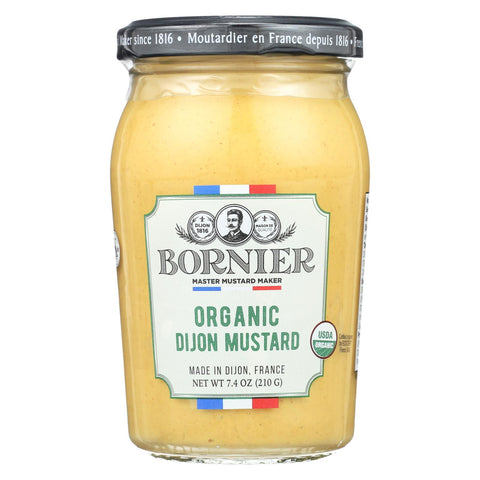 Bornier - Mustard - Organic Dijon - Case Of 6 - 7.4 Oz