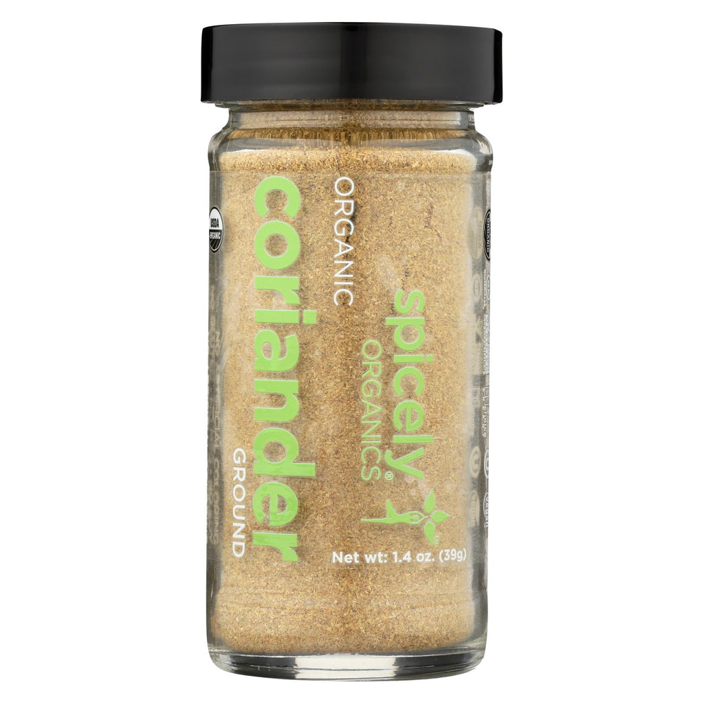 Spicely Organics - Organic Coriander - Ground - Case Of 3 - 1.4 Oz.