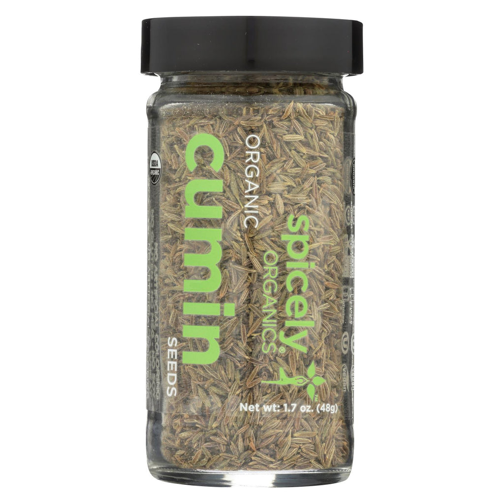 Spicely Organics - Organic Cumin Seeds - Whole - Case Of 3 - 1.7 Oz.