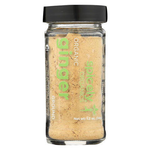 Spicely Organics - Organic Ginger - Ground - Case Of 3 - 1.2 Oz.