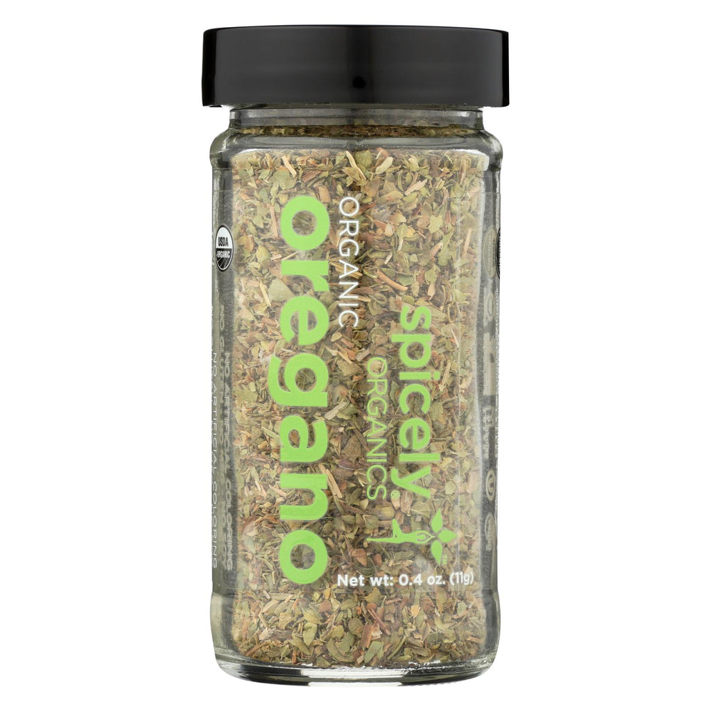 Spicely Organics - Organic Oregano - Case Of 3 - 0.4 Oz.