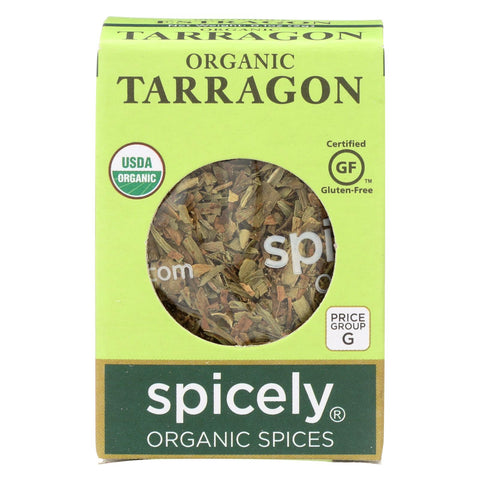 Spicely Organics - Organic Tarragon - Case Of 6 - 0.1 Oz.