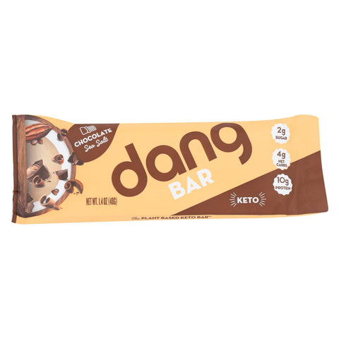 Dang - Bar - Chocolate Sea Salt - Case Of 12 - 1.4 Oz.