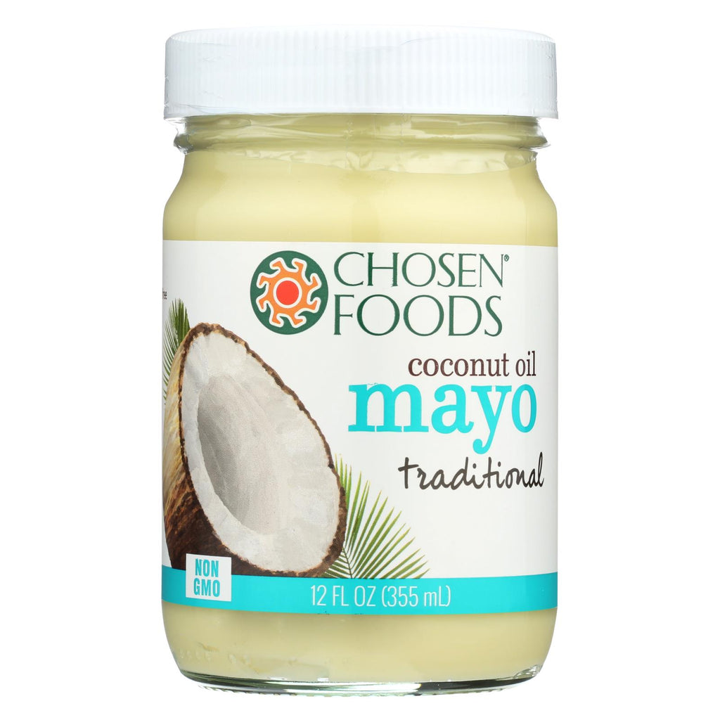 Chosen Foods - Coconut Oil Mayo - Case Of 6 - 12 Fl Oz.