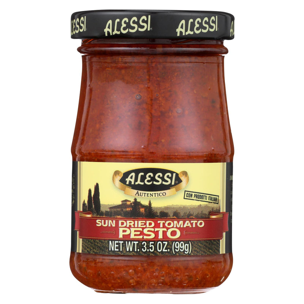 Alessi - Sundried Tomato Pesto - Case Of 12 - 3.5 Oz.