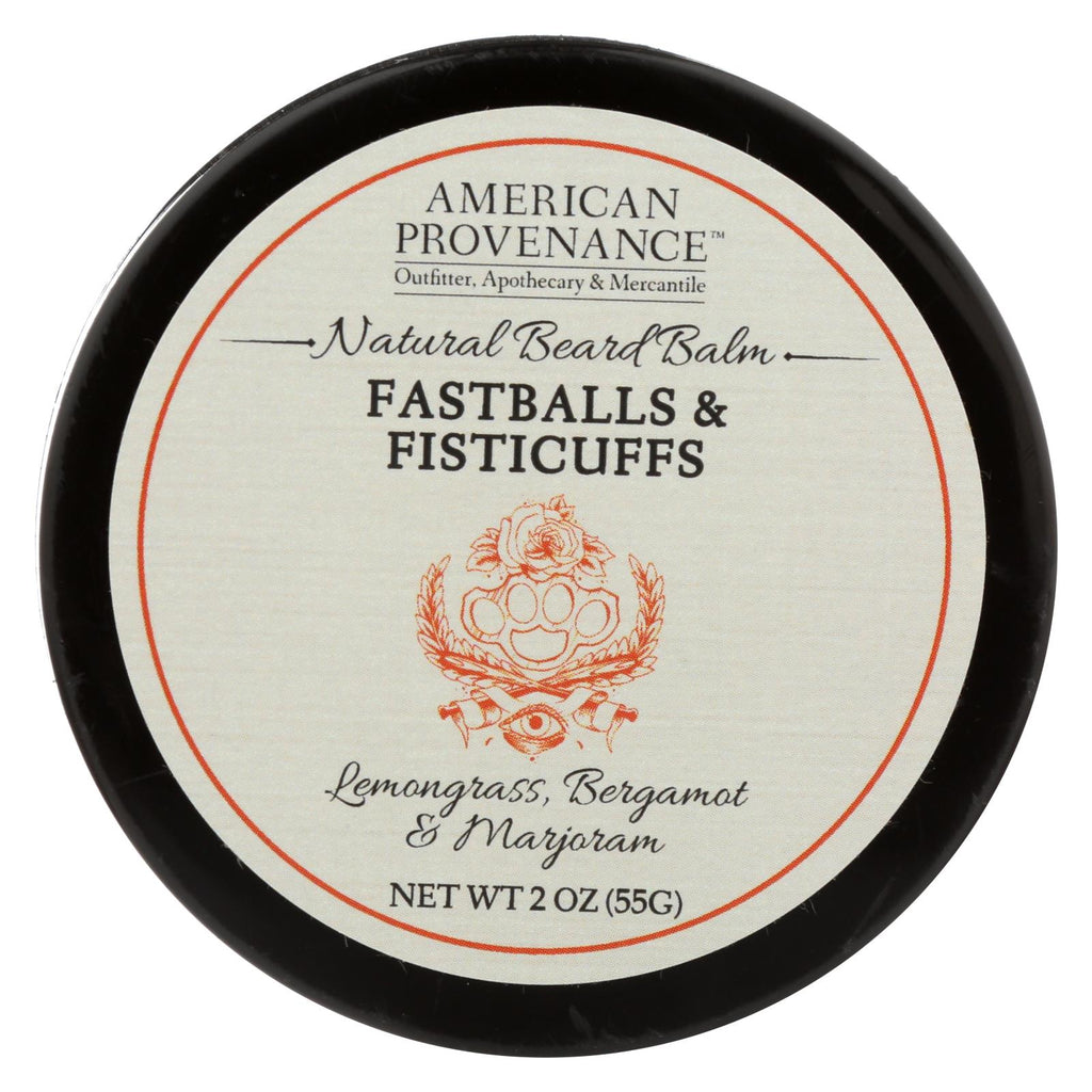 American Provenance - Beard Balm - Fastballs And Fistcuffs - 2 Oz.