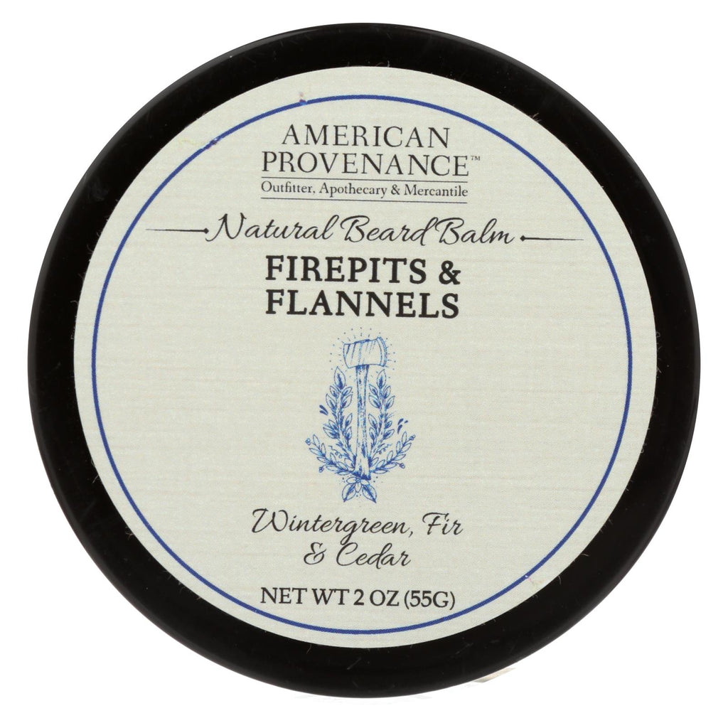 American Provenance - Beard Balm - Firepits And Flannels - 2 Oz.