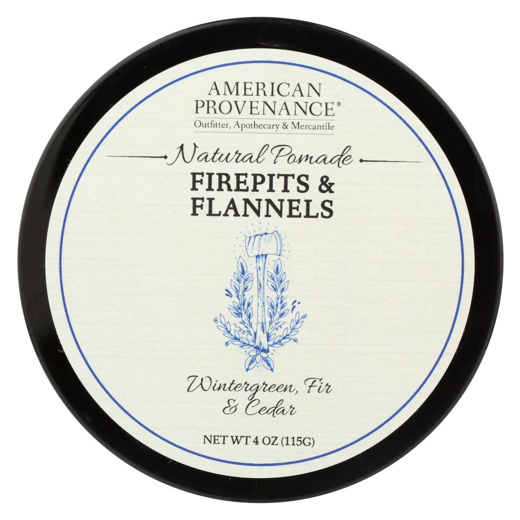 American Provenance - Hair Pomade - Firepits And Flannel - 4 Oz.